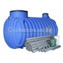 OCZYSZCZALNIA DWUKOMOROWA EKO PLUS 3000 L 48mb DRENAŻ